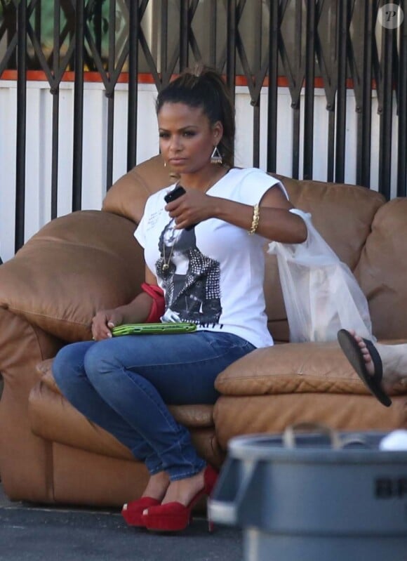 Christina Milian dans West Hollywood, le 28 octobre 2012.