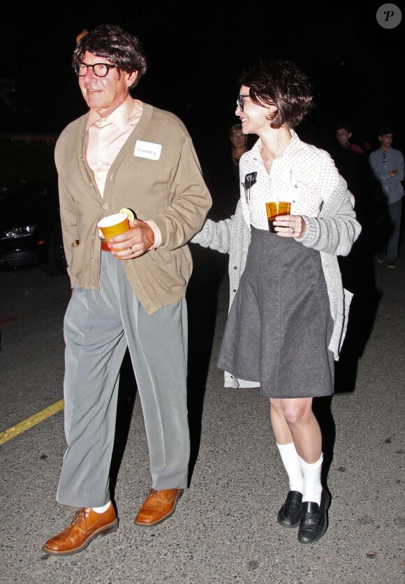 Le couple Harrison Ford et Calista Flockhart a fait sensation avec leur déguisement pour Halloween lors d'une soirée à Santa Monica.