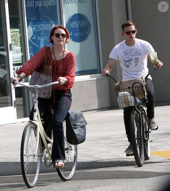 Evan Rachel Wood et Jamie Bell le 13 septembre 2012 en Californie.