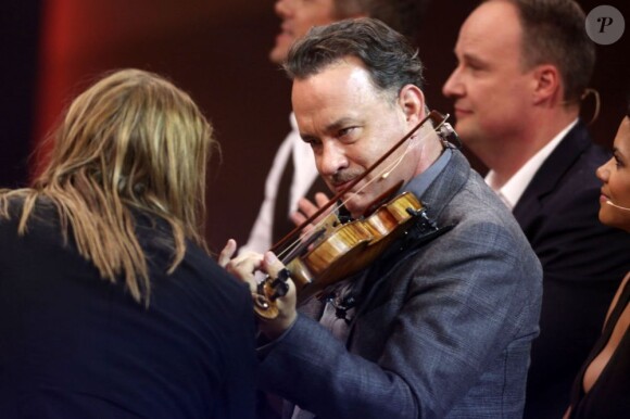 Tom Hanks à l'émission Wetten, dass..? en Allemagne le 3 novembre 2012.