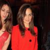 Pippa Middleton à la sortie du Loulou's, dans Mayfair, à Londres, dans la nuit du 1er au 2 novembre 2012. Elle y a pris part à la soirée d'anniversaire d'Otis Ferry, fils de Bryan, pour ses 30 ans, et s'est un peu embrouillée avec sa petite amie, le top Edie Campbell.