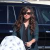 Vanessa Minnillo pour sa première sortie avec son bébé Camden, à Los Angeles le 4 novembre 2012.