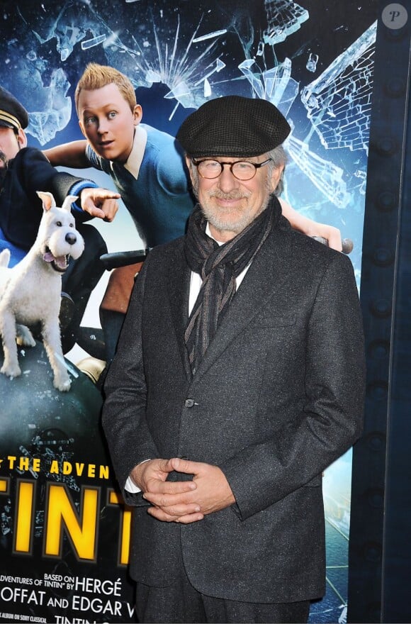 Steven Spielberg à New York le 11 décembre 2011.