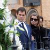 Le prince Louis de Bourbon et sa femme la princesse Maria Margarita aux obsèques de Federico Trenor y Trenor, baron d'Alaquas, le 6 novembre 2012 à Valence.