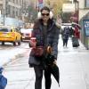 Katie Holmes à New York pour sa pièce Dead Accounts le 7 novembre 2012.