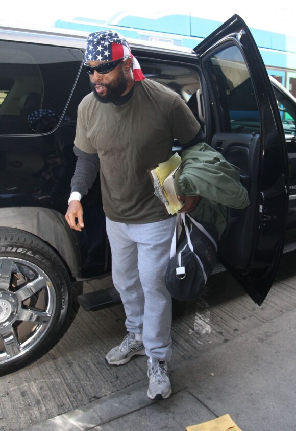 Mister T à l'aéroport de Los Angeles le 1er novembre 2012.