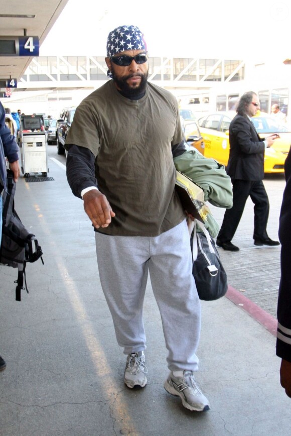 Mister T à l'aéroport de Los Angeles le 1er novembre 2012.