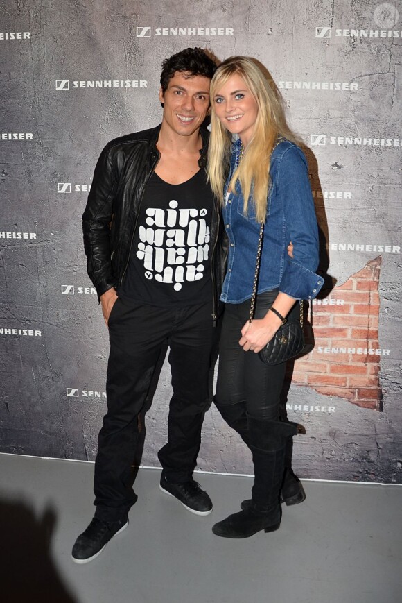 Taïg Khris et Petra lors d'un showcase de Bob Sinclar à la Gaîté Lyrique le 8 novembre 2012 à Paris