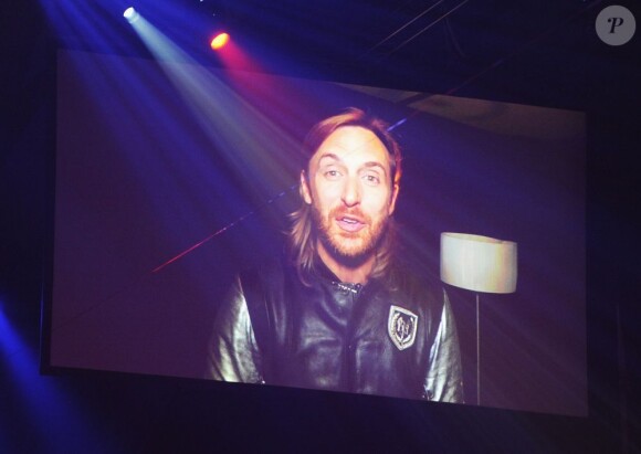 David Guetta à la soirée des MTV EMA's 2012 à Francfort, le 11 Novembre 2012.