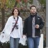 Jack Osbourne et sa femme Lisa Stelly se promènent dans les rues de Los Angeles le 8 novembre 2012