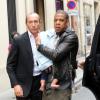 Jay-Z à Paris avec Blue Ivy le 4 juin 2012.