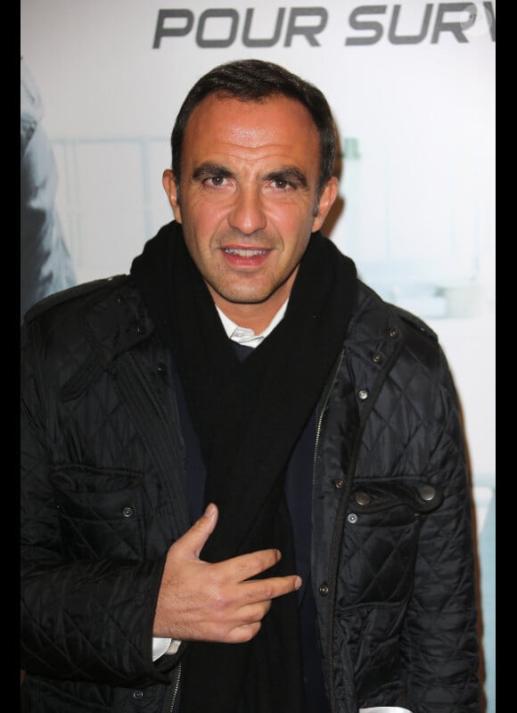 Nikos Aliagas lors de l'avant premiere de "No limit" à Paris au cinéma Georges V le 13 Novembre 2012.