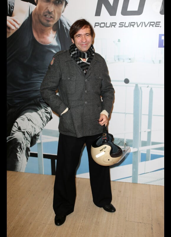 Thierry Samitier lors de l'avant premiere de "No limit" à Paris au cinéma Georges V le 13 Novembre 2012.