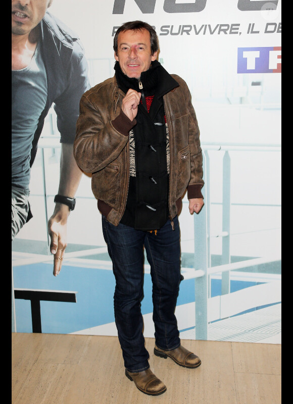 Jean-Luc Reichmann lors de l'avant premiere de "No limit" à Paris au cinéma Georges V le 13 Novembre 2012.