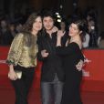 Valérie Lemercier, Jérémie Elkaïm et Valérie Donzelli pour la première du film  Main dans la main  lors du festival du film de Rome, le 10 novembre 2012.
