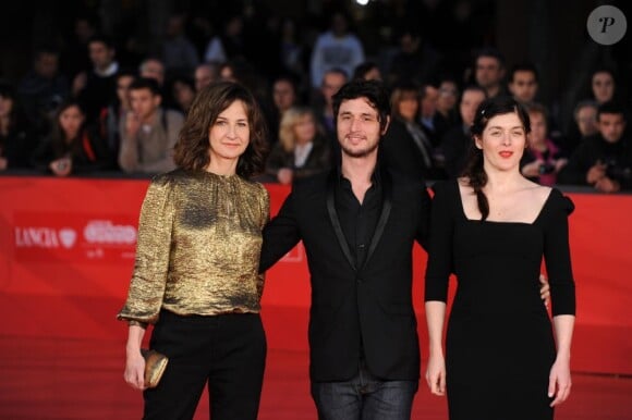 Jérémie Elkaïm, Valérie Lemercier et la réalisatrice Valérie Donzelli à Rome.