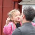 Ben Affleck avec la petite Seraphina à Los Angeles le 15 novembre 2012.