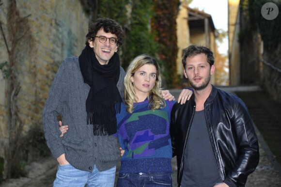 Cécile Cassel, Nicolas Duvauchelle et le réalisateur Hugo Gélin présentent le film Comme des frères lors du 21eme festival du film de Sarlat, le 16 novembre 2012.