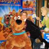 Julie Ferrier lors de l'avant-première de Scooby Doo 2 aux Folies Bergère à Paris le 18 novembre 2012