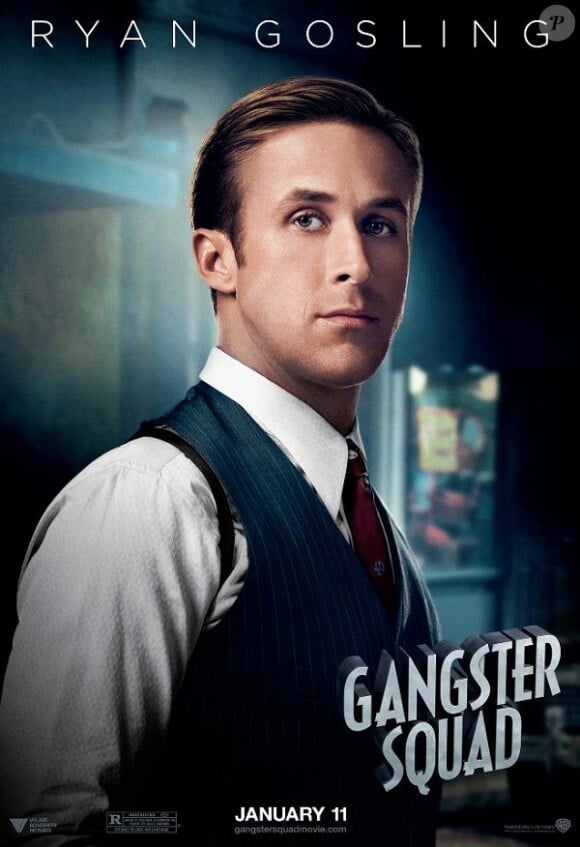 Ryan Gosling pour l'affiche de Gangster Squad.
