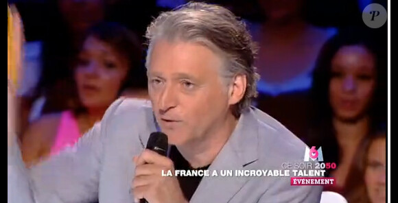 Gilbert Rozon dans la bande-annonce de La France a un Incroyable Talent sur M6 le mardi 20 novembre 2012