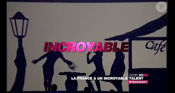 Les ombres chinoises dans la bande-annonce de La France a un Incroyable Talent sur M6 le mardi 20 novembre 2012