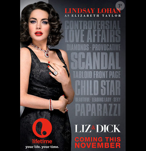 Affiche de Liz & Dick diffusé sur Lifetime le 25 novembre 2012.
