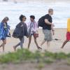 Jada Pinkett Smith avec Willow et Jaden en vacances à Hawai le 20 novembre 2012.