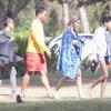 Jada Pinkett Smith avec Willow et Jaden en vacances à Hawai le 20 novembre 2012.