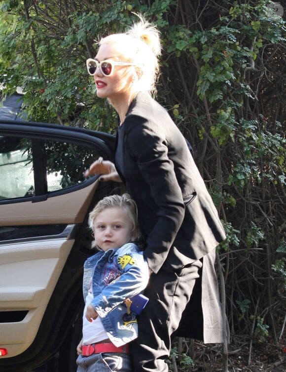 Gwen Stefani et son fils Zuma à Beverly Hills, le 21 novembre 2012.