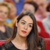Sofia Essaïdi lors de l'enregistrement de l'émission Vivement Dimanche le 21 novembre 2012 - diffusion sur France 2 le 25 novembre