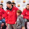 Lionel Messi lors d'une journée au cours de laquelle les joueurs du FC Barcelone ont reçu leur voiture de fonction de chez Audi à Barcelone le 21 Novembre 2012