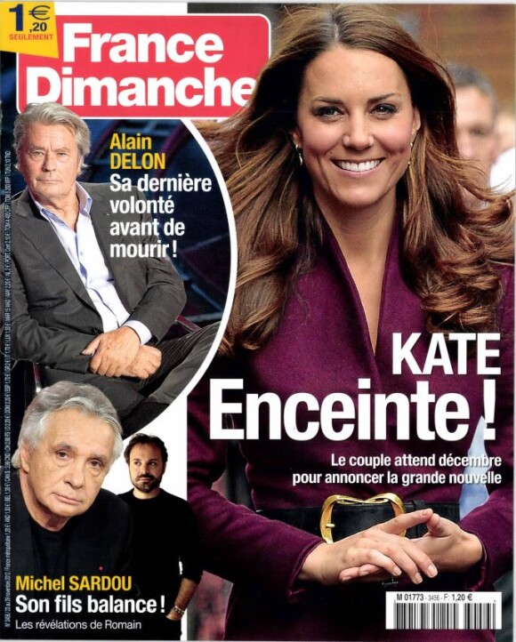 La revue France Dimanche du 23 novembre 2012