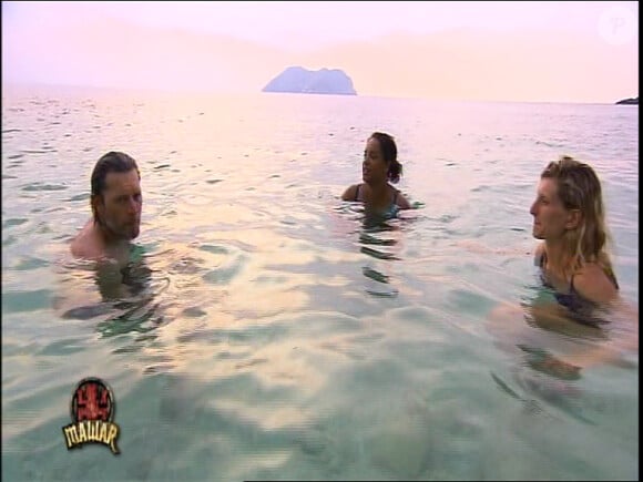 Elodie, Myriam et Ugo de Koh Lanta Malaisie lors de l'épisode 4, diffusé le vendredi 23 novembre sur TF1.
