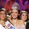 Delphine Wespiser élue Miss France 2012 sur TF1 le 3 décembre 2011.