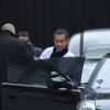 Le lendemain de sa rencontre avec le magistrat Jean-Michel Gentil, Nicolas Sarkozy a reçu Jean-Pierre Raffarin avant de partir faire un jogging au Parc Monceau. Le 23 novembre 2012 à Paris.