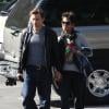 Halle Berry et son petit ami Olivier Martinez vont dejeuner au restaurant à Beverly Hills, le 21 novembre 2012.
