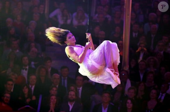 Isabelle Funaro lors du 51e Gala de l'Union Des Artistes au sein du Cirque Alexis Gruss le 12 novembre 2012 à Paris