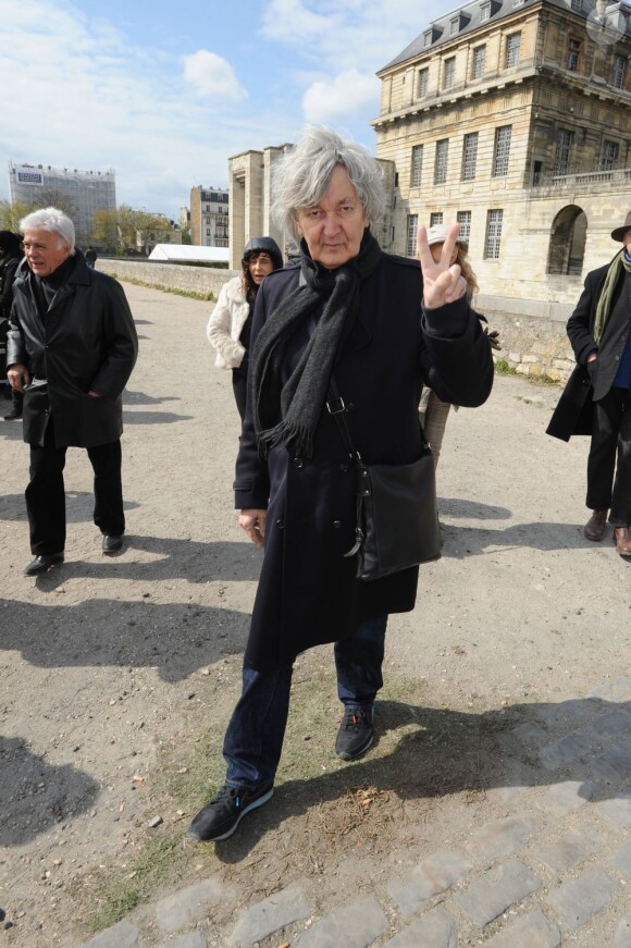 Jacques Higelin près de Paris, le 15 avril 2012.