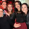 Amelle Chahbi, Bouder, Karima Charni, Tal et Nancy Sinatra lors de l'inauguration des vitrines de Noël Coca-Cola au Showcase à Paris le 26 Novembre 2012.