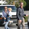 Eric Dane et sa fille Billie font du shopping dans le quartier de Beverly Hills le 26 novembre 2012.