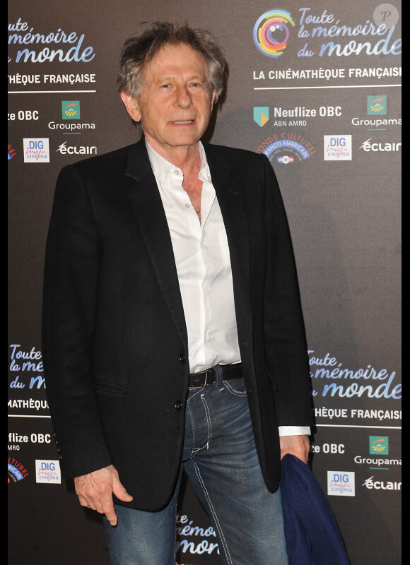 Roman Polanski lors de la présentation à la Cinémathèque française de la version restaurée de Tess, le 26 novembre 2012