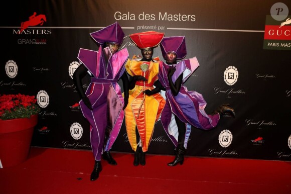 Soirée de gala de Graal Joaillier pour l'ouverture du 4e Gucci Masters, à Paris nord Villepinte, le 29 novembre 2012.
