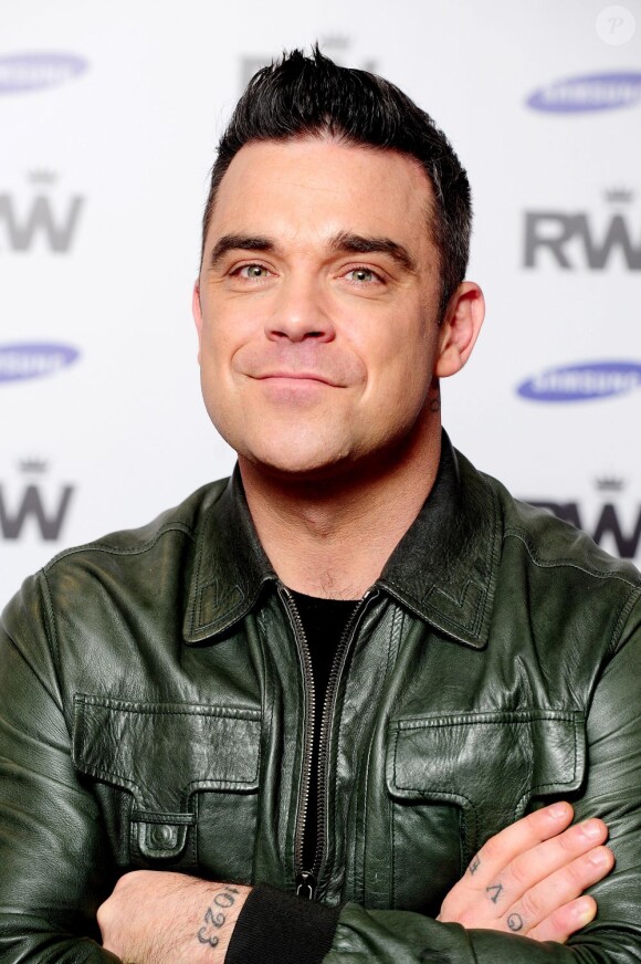 Robbie Williams en novembre 2012 à Londres