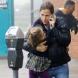 Jennifer Garner et Ben Affleck vont chercher leurs fille Seraphina et Violet à leur cours de karaté, à Brentwood, le 30 novembre 2012