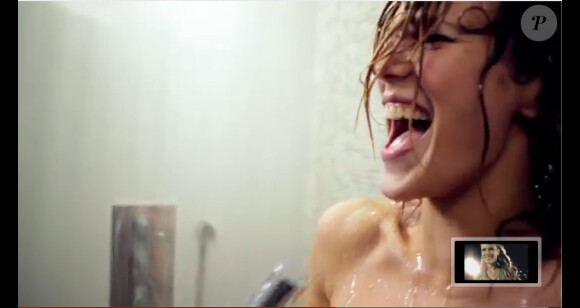 Lorie dans son dernier clip, Les divas du dancing