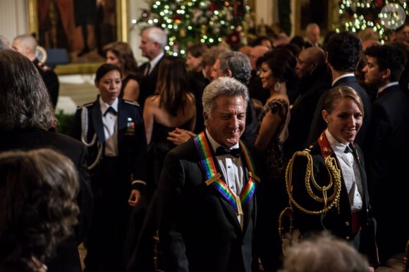 Dustin Hoffman lors de la cérémonie de remise d'honneurs au Kennedy Center à Washington le 1er décembre 2012