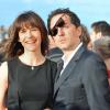 Sophie Marceau et Gad Elmaleh lors du festival du film romantique de Cabourg, pour la présentation d'Un bonheur n'arrive jamais seul le 16 juin 2012
