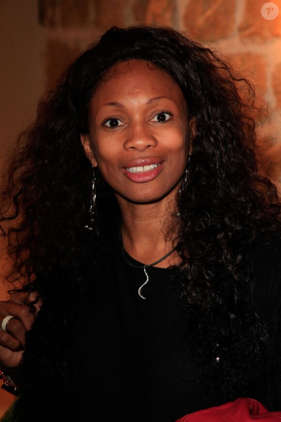 Laura Flessel assiste à la soirée de lancement de l'opération les Pères Noel Verts à Paris le 3 décembre 2012.