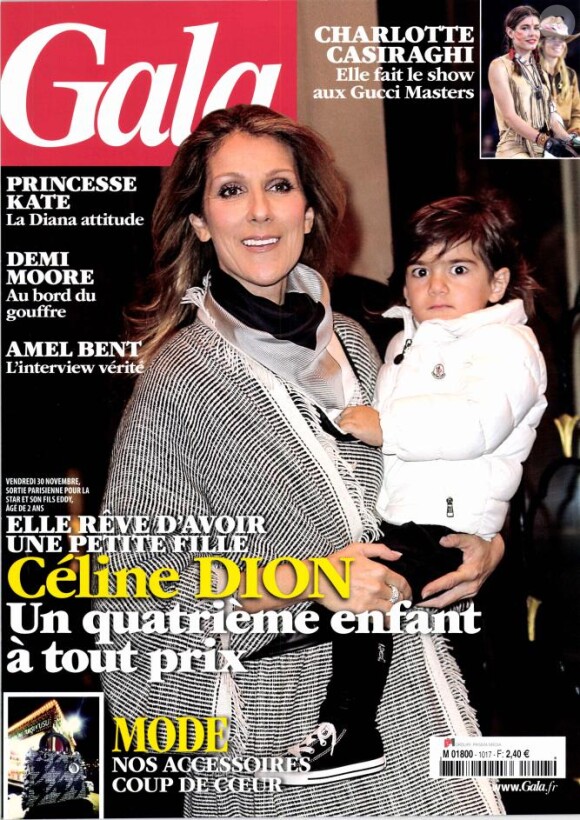 Le magazine Gala du 5 décembre 2012.